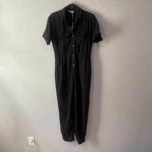Everlane The Utility Drape Jumpsuit in Black Size 4